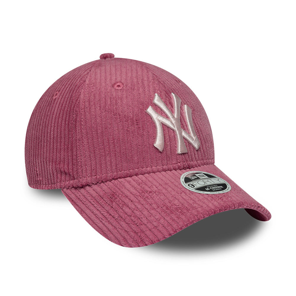 Gorra de béisbol 9FORTY M-Crown MLB Chunky Cord New York Yankees de New Era - Rosa Palo