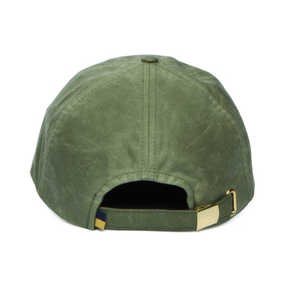 Gorra de béisbol de algodón encerado británico de Failsworth - Salvia