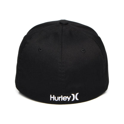 Gorra de béisbol One & Only Flexfit de Hurley - Negro-Blanco