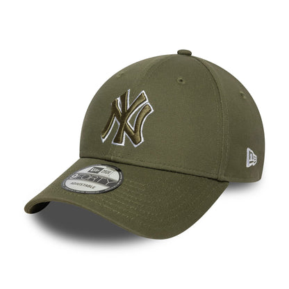 Gorra de béisbol 9FORTY MLB Outline New York Yankees de New Era - Verde Oliva