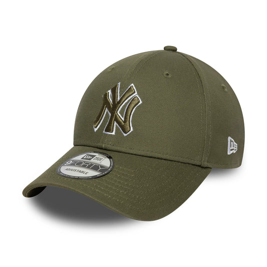 Gorra de béisbol 9FORTY MLB Outline New York Yankees de New Era - Verde Oliva