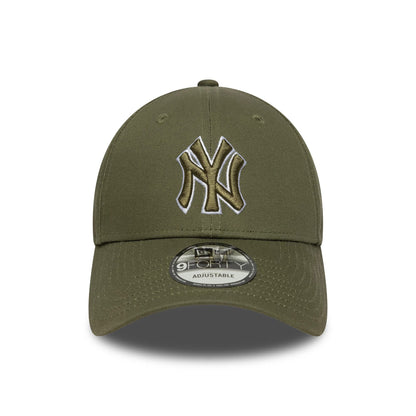 Gorra de béisbol 9FORTY MLB Outline New York Yankees de New Era - Verde Oliva