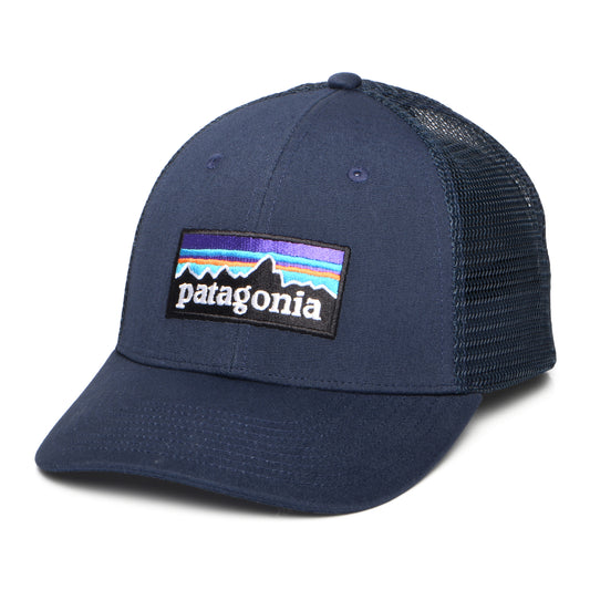 Gorra de camionero P-6 Logo LoPro de algodón orgánico de Patagonia - Azul Marino