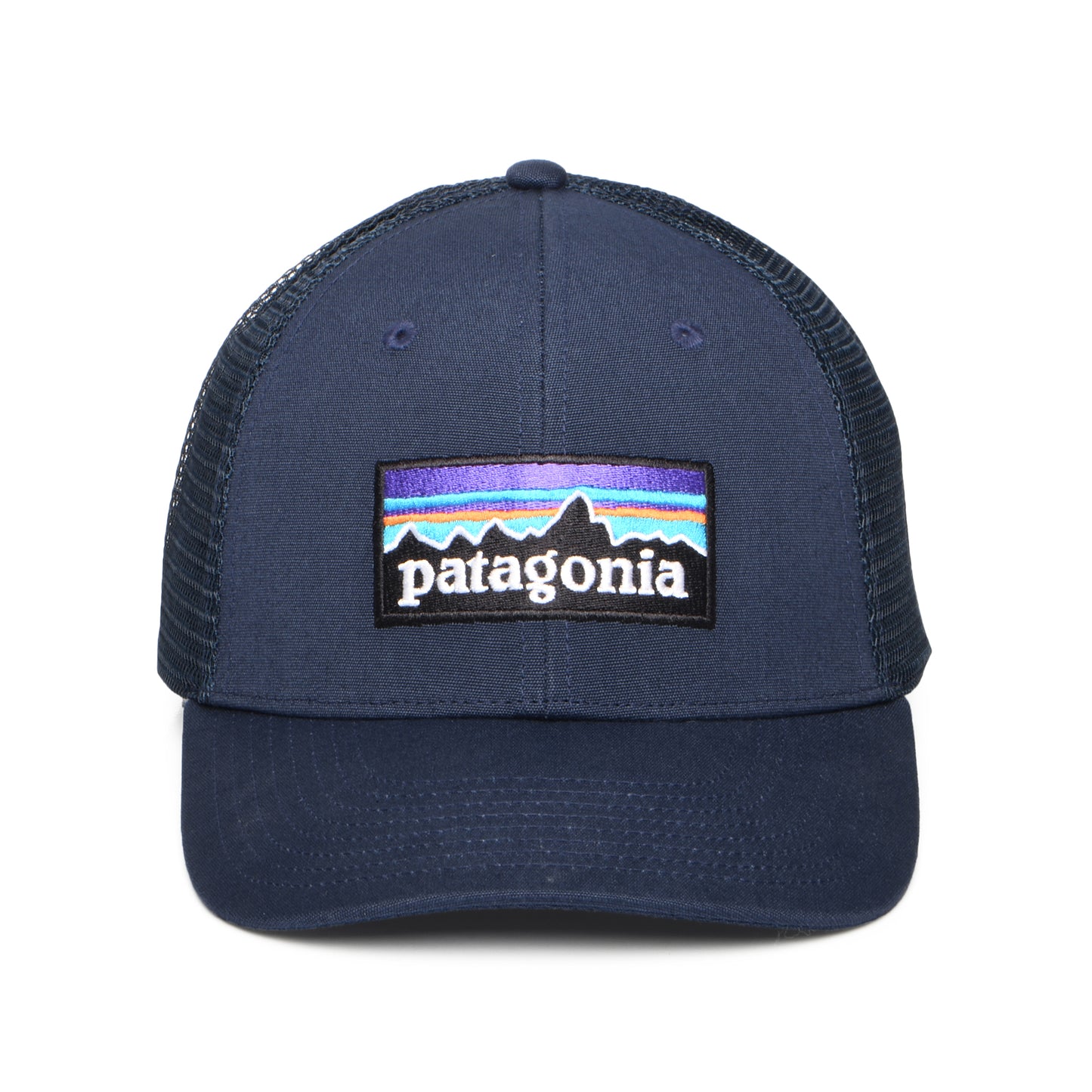 Gorra de camionero P-6 Logo LoPro de algodón orgánico de Patagonia - Azul Marino