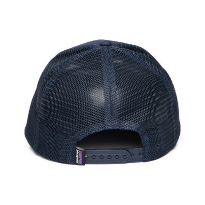 Gorra de camionero P-6 Logo LoPro de algodón orgánico de Patagonia - Azul Marino