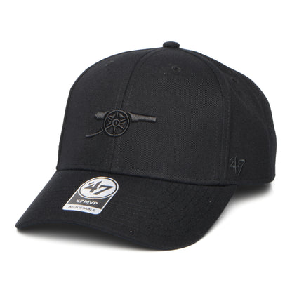 Gorra Snapback Gunners MVP Arsenal FC de 47 Brand - Negro sobre Negro