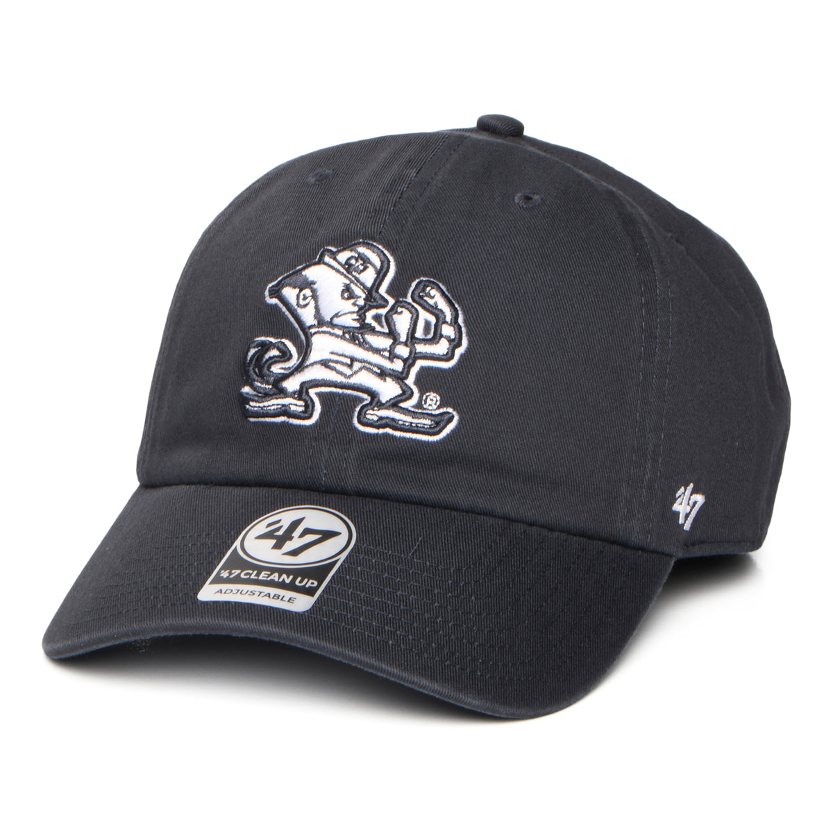 Gorra de béisbol NCAA Clean Up Notre Dame Fighting de 47 Brand - Azul Marino Lavado