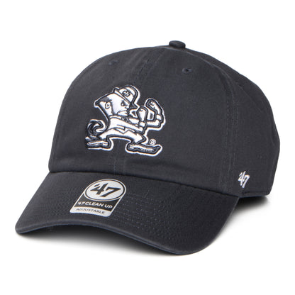 Gorra de béisbol NCAA Clean Up Notre Dame Fighting de 47 Brand - Azul Marino Lavado