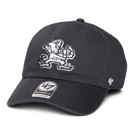 Gorra de béisbol NCAA Clean Up Notre Dame Fighting de 47 Brand - Azul Marino Lavado