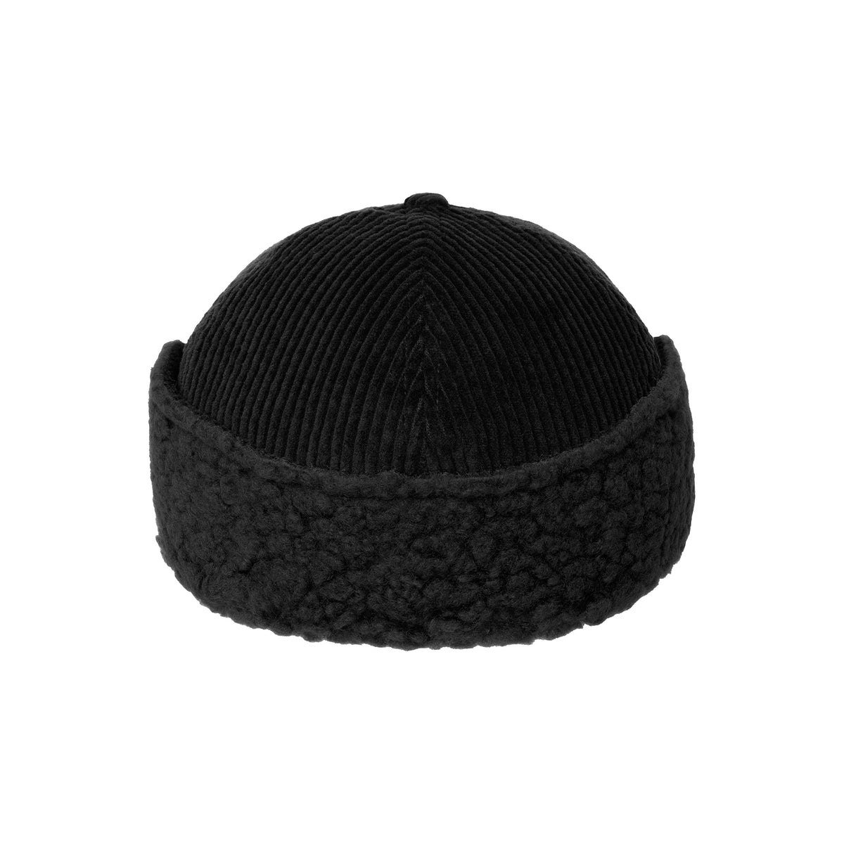 Gorra de béisbol Cozy de pana con orejeras de Kangol - Negro
