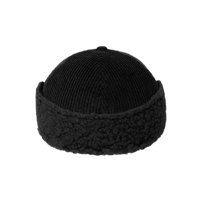 Gorra de béisbol Cozy de pana con orejeras de Kangol - Negro