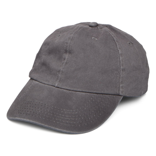 Gorra de béisbol de algodón lavado de Village Hats - Antracita
