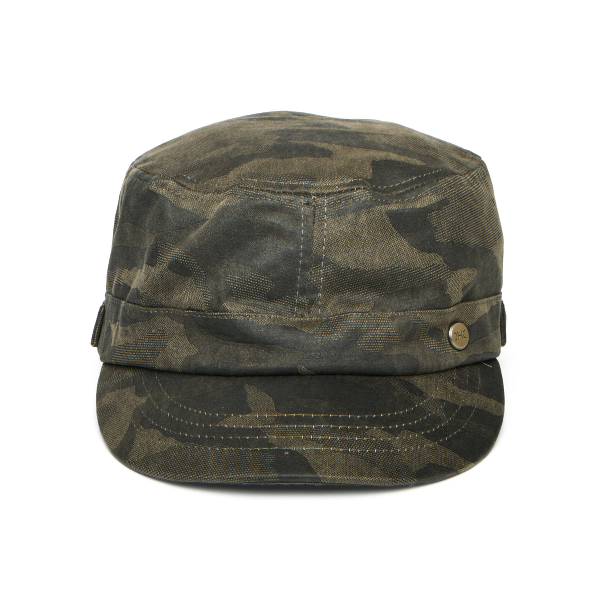 Gorra militar de aspecto avejentado de algodón de Dorfman Pacific - Camuflaje