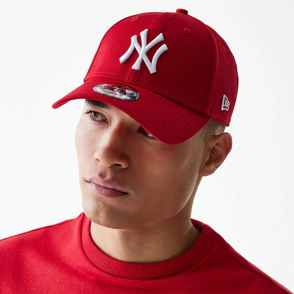 Gorra de béisbol 9FORTY MLB League Basic New York Yankees de New Era - Rojo