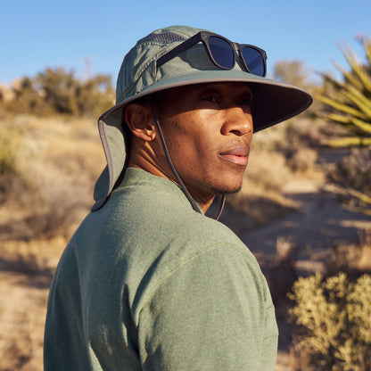 Sombrero de Sol Ultra Adventure resistente al agua de Sunday Afternoons - Verde Oliva