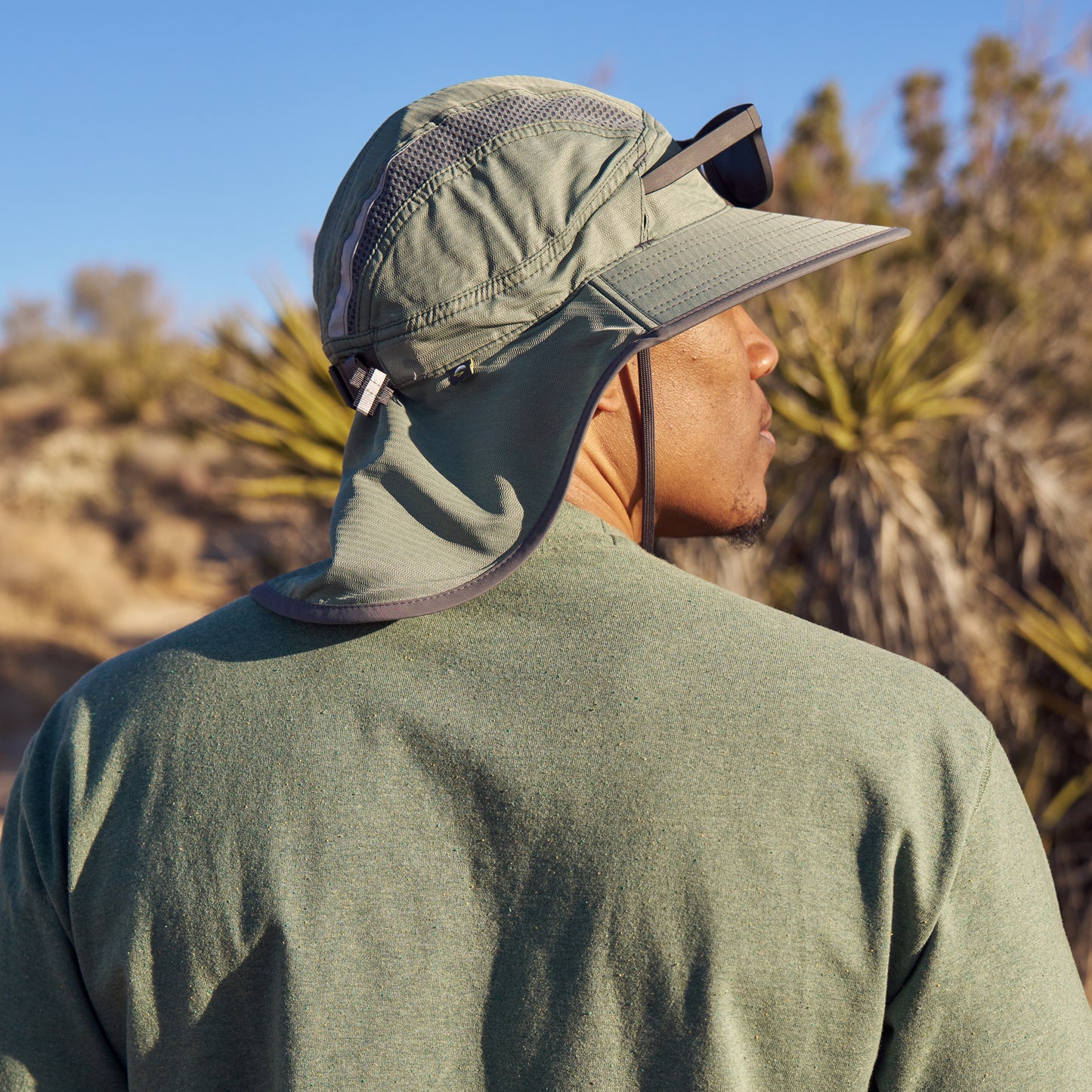 Sombrero de Sol Ultra Adventure resistente al agua de Sunday Afternoons - Verde Oliva
