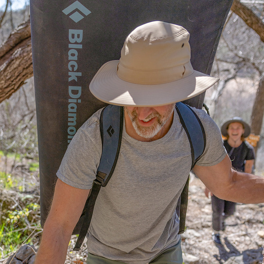 Sombrero de Sol Passport reciclado Repelente al agua de Sunday Afternoons - Marrón Claro