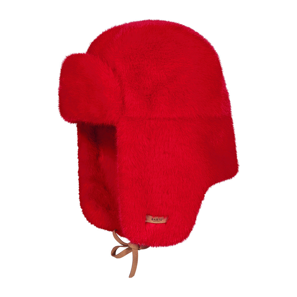 Gorro Aviador Lucerne Bomber de piel sintética de Barts - Rojo