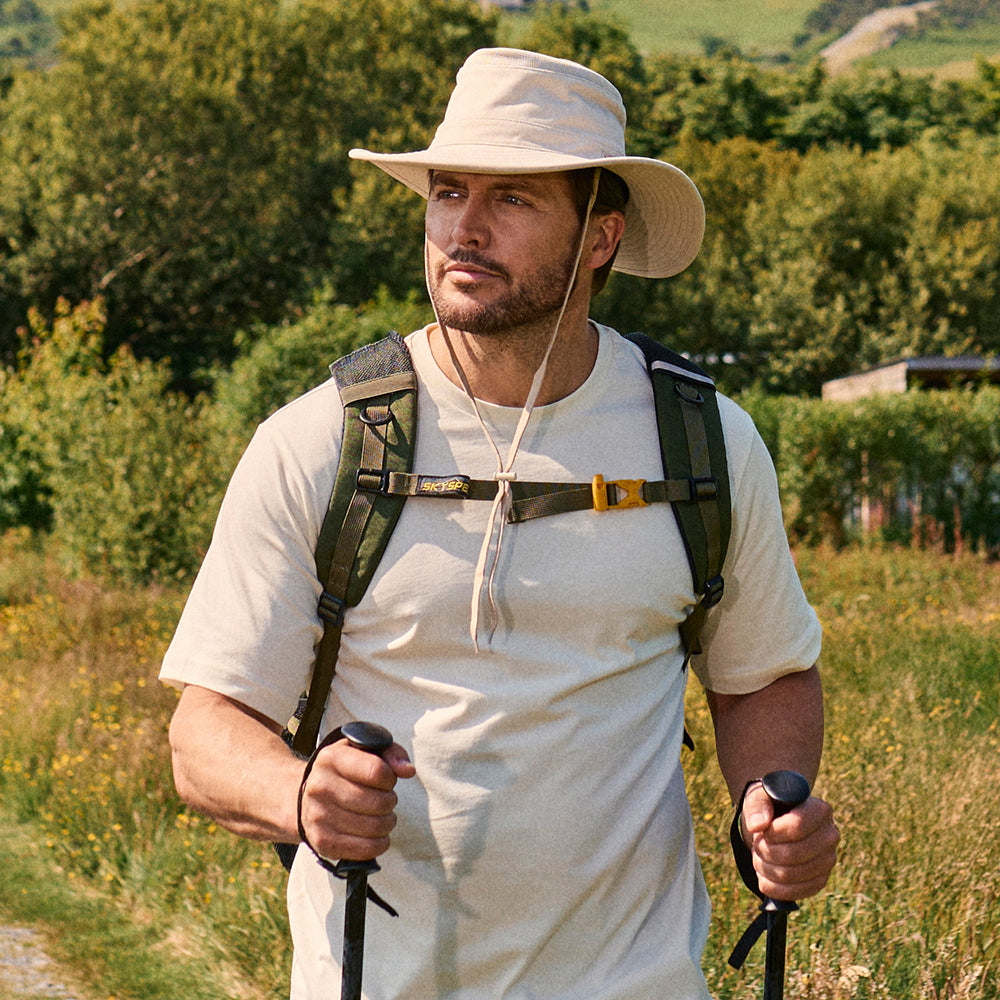 Sombrero de Sol Ranger de algodón de Failsworth - Piedra