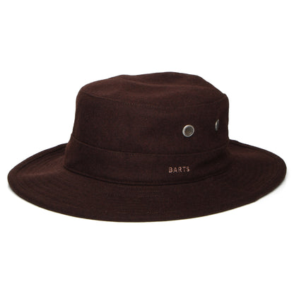Sombrero de invierno Deirmid de mezcla de lana de Barts - Marrón Oscuro