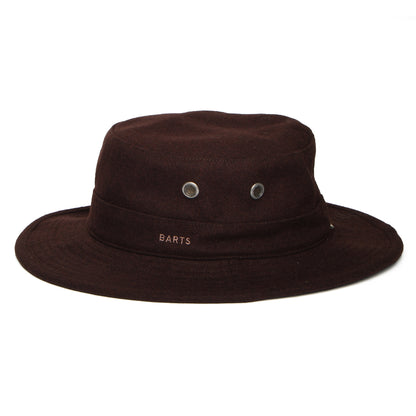Sombrero de invierno Deirmid de mezcla de lana de Barts - Marrón Oscuro