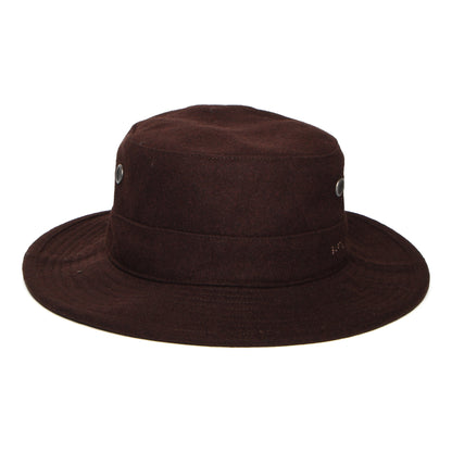 Sombrero de invierno Deirmid de mezcla de lana de Barts - Marrón Oscuro
