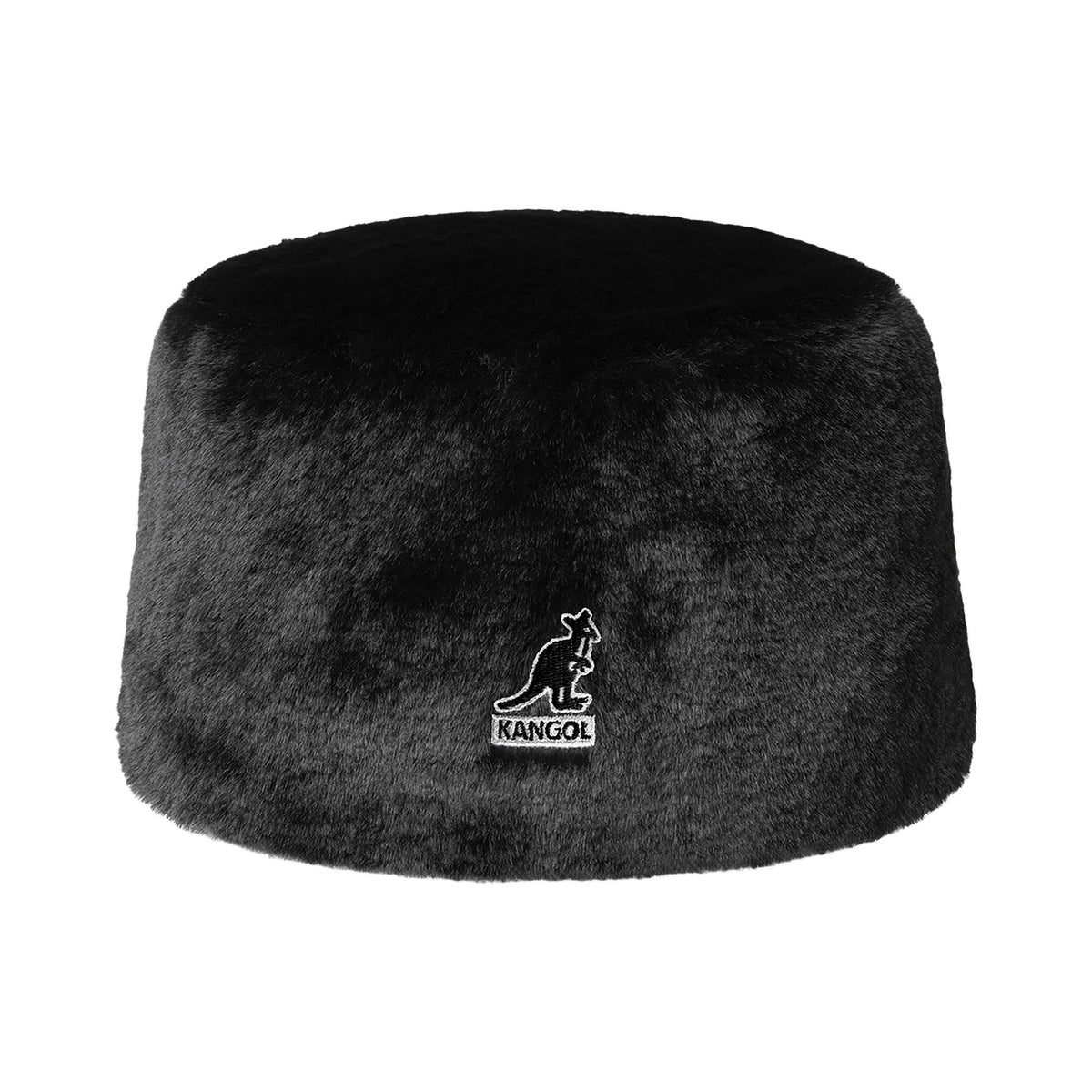 Sombrero Pillbox Topper de piel sintética de Kangol - Negro