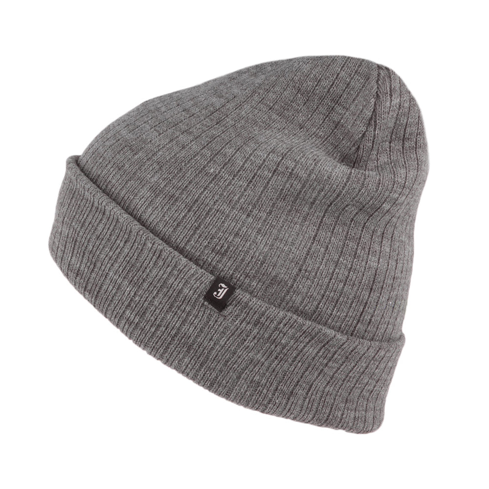 Gorro Beanie Oversized Ribknit de Jaxon & James - Gris