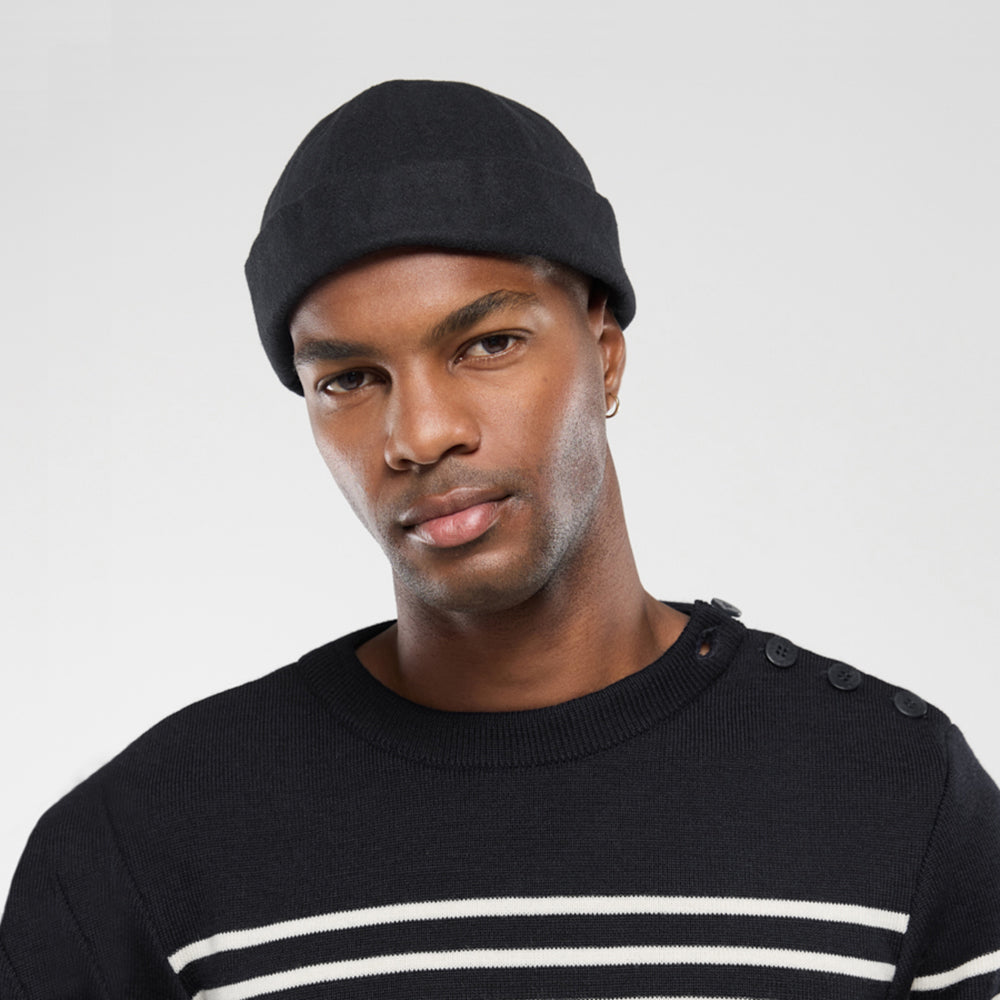 Gorro Beanie Miki Salomon de Armor Lux - Negro