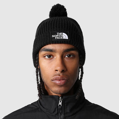 Gorro con Pompón Logo Box reciclada de The North Face - Negro
