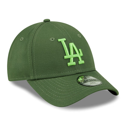 Gorra de béisbol niño 9FORTY MLB League Essential II L.A. Dodgers de New Era - Verde Oliva