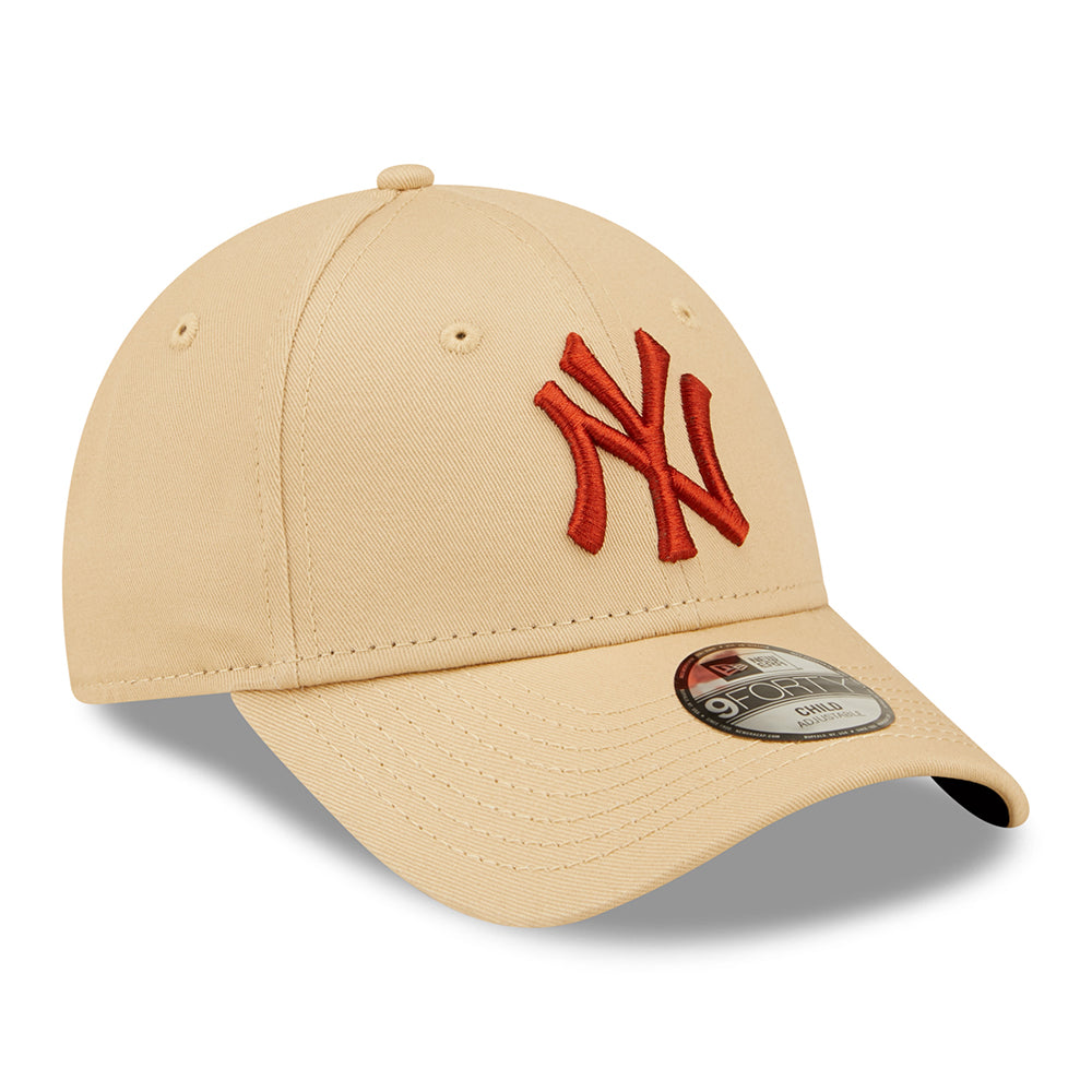 Gorra de béisbol niños 9FORTY MLB League Essential New York Yankees de New Era - Avena-Naranja