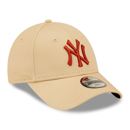 Gorra de béisbol niños 9FORTY MLB League Essential New York Yankees de New Era - Avena-Naranja