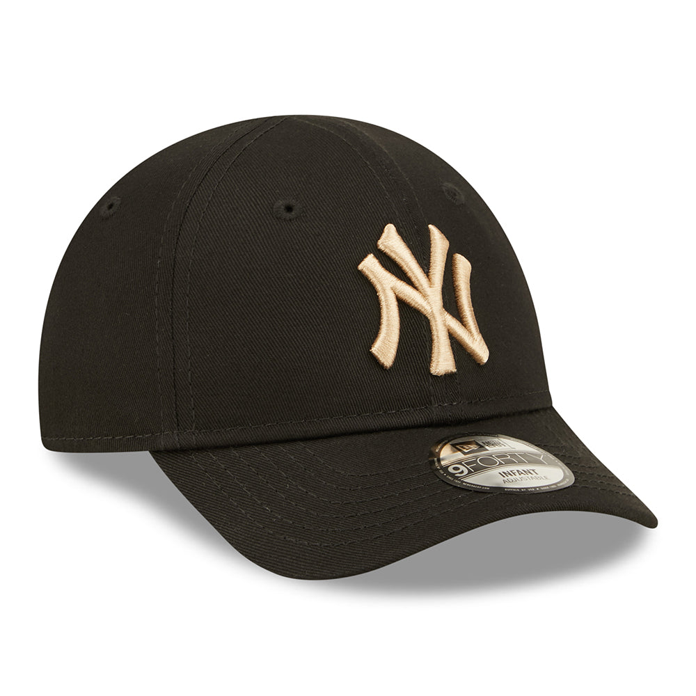 Gorra de béisbol bebé 9FORTY MLB League Essential New York Yankees de New Era - Negro-Avena