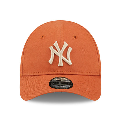 Gorra de béisbol bebé 9FORTY MLB League Essential New York Yankees de New Era - Naranja-Avena