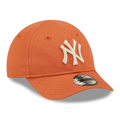 Gorra de béisbol bebé 9FORTY MLB League Essential New York Yankees de New Era - Naranja-Avena