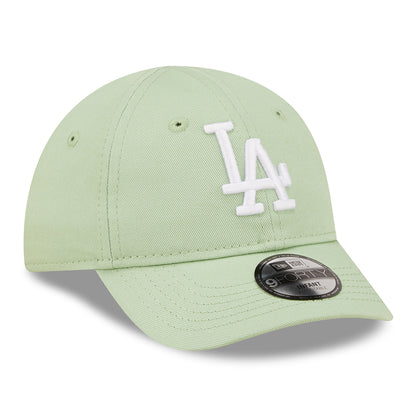 Gorra de béisbol 9FORTY MLB League Essential L.A. Dodgers de New Era - Verde Claro-Blanco