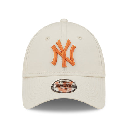 Gorra de béisbol niños 9FORTY MLB League Essential New York Yankees de New Era - Piedra-Ocre
