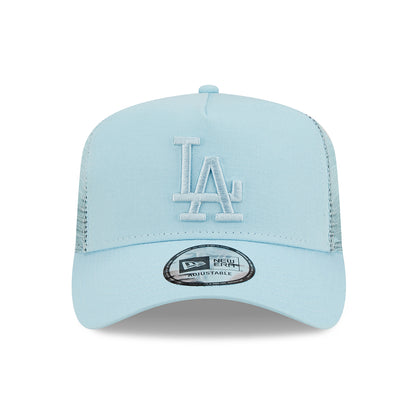 Gorra Trucker niños A-Frame MLB Tonal Mesh L.A. Dodgers de New Era - Azul Claro