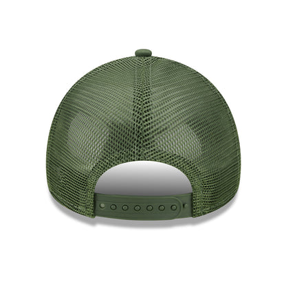 Gorra Trucker niños A-Frame MLB Tonal Mesh New York Yankees de New Era - Verde Oliva