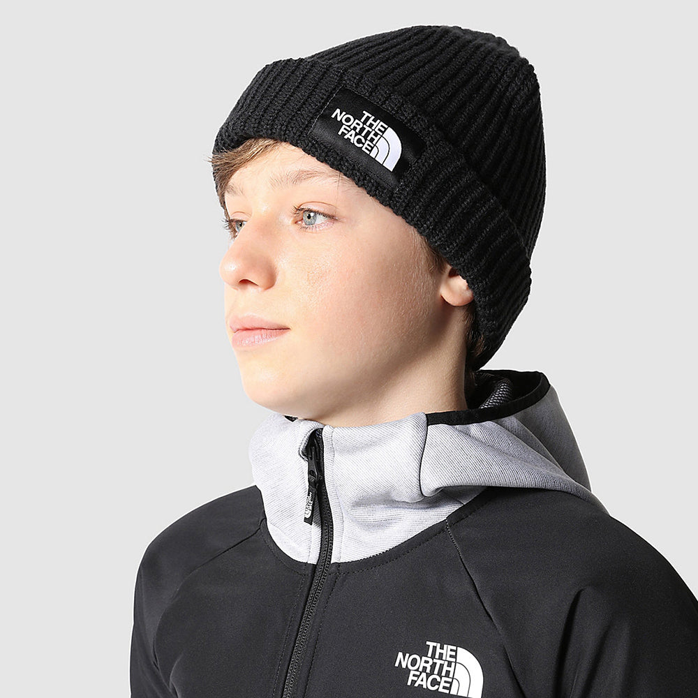 Gorro Beanie niños Salty Forrado Reciclado de The North Face - Negro