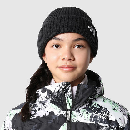 Gorro Beanie niños Salty Forrado Reciclado de The North Face - Negro