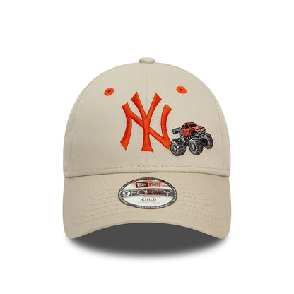 Gorra de béisbol niños 9FORTY MLB Graphic New York Yankees de New Era - Piedra-Naranja