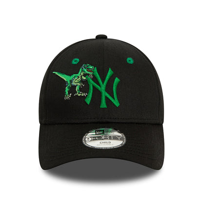 Gorra de béisbol 9FORTY MLB Graphic New York Yankees para niños de New Era - Negro-Verde