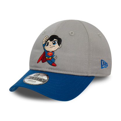 Gorra de béisbol niño 9FORTY DC Comics Hero Superman de New Era - Gris-Azul
