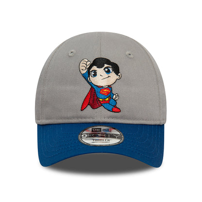 Gorra de béisbol niño 9FORTY DC Comics Hero Superman de New Era - Gris-Azul