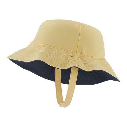 Sombrero de pescador reversible Sol de Patagonia - Azul Marino-Amarillo