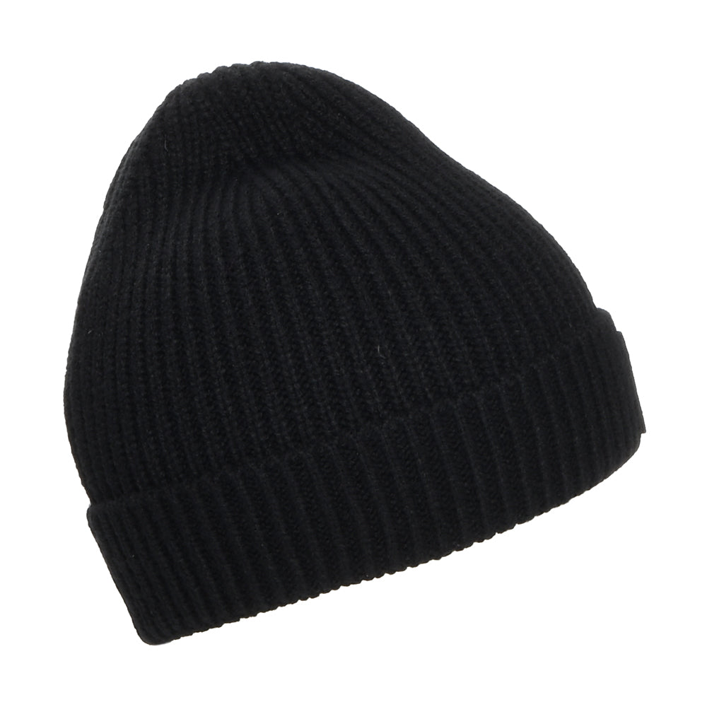 Gorro Beanie niños TNF Box Logo con vuelta con vuelta de The North Face - Negro