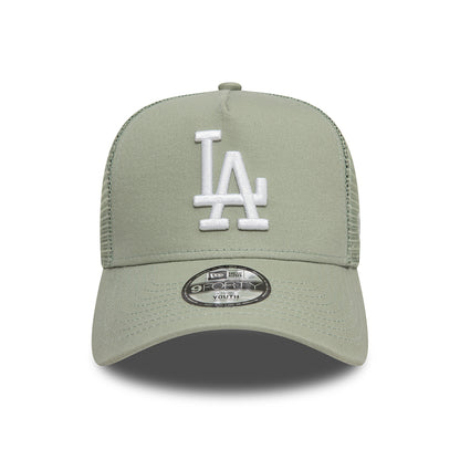 Gorra Trucker niños A-Frame MLB League Essential L.A. Dodgers de New Era - Salvia-Blanco