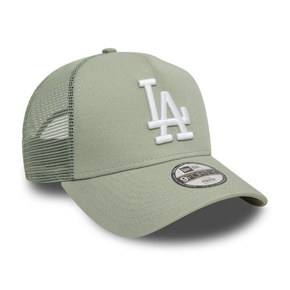 Gorra Trucker niños A-Frame MLB League Essential L.A. Dodgers de New Era - Salvia-Blanco